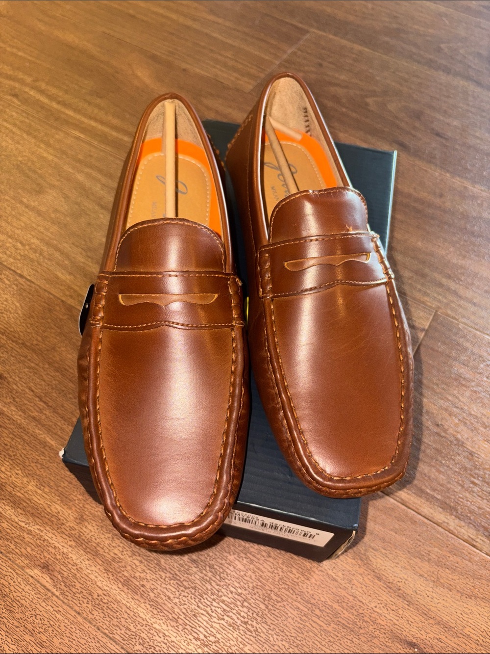 Men's Classic Penny Loafers in Cognac